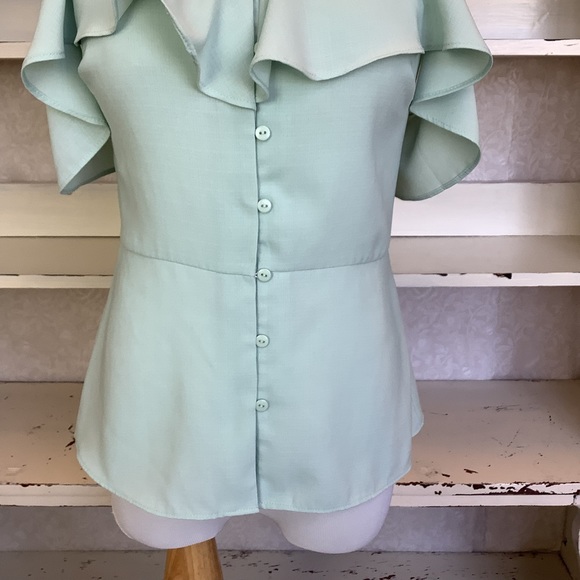 Mint Green Blouse - Picture 5 of 9
